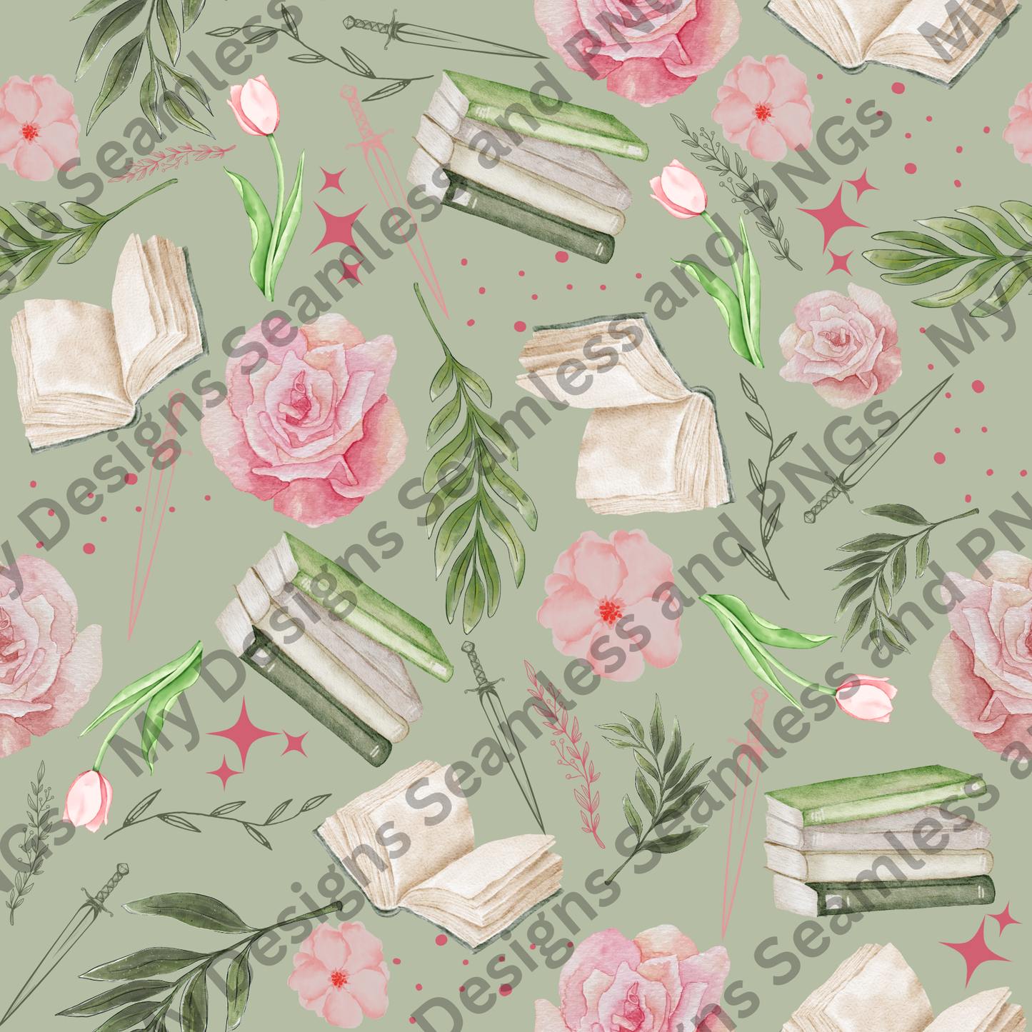 Bookish Floral